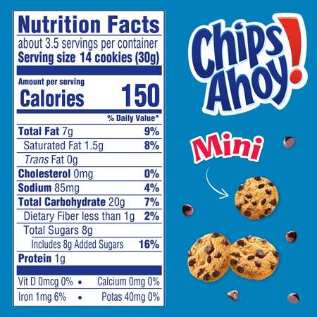 Chips Ahoy! 3.5 oz. Ca\R\N Mini GoPak, PK12 04460